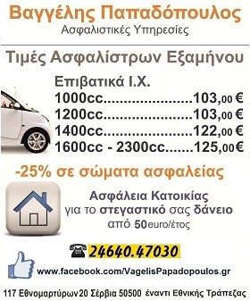 Βαγγέλης Παπαδόπουλος - Ασφαλιστικό Γραφείο