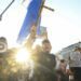 People take part in a demonstration against the vaccine for the protection by COVID-19 virus, in Athens, on July 14, 2021 /Συγκέντρωση και πορεία διαμαρτυρίας κατά του εμβολιασμού και των μέτρων κατά του κορωνοϊού, στην Αθήνα, 14 Ιουλίου, 2021