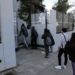 Reopening of high schools after 5 months as part of the new measures of controlling the Covid-19 Pandemic, in Glyfada, Athens, Greece, on April 12, 2021 / Επανέναρξη των δια ζώσης μαθημάτων μετά απο 5 μήνες στο 2ο Γενικό Λύκειο Γλυφάδας και σε όλα τα λύκεια της Αττικής, με εφαρμογή των μέτρων κατά της εξάπλωσης του νέου κορονοϊού COVID-19, 12 Απριλίου, 2021