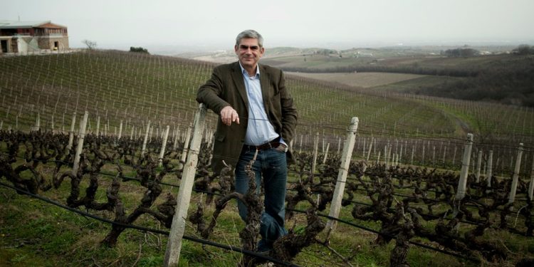 Naousa, Greece 2015
Stelios Boutaris, the managing director and owner of KIR-YIANNI vineyards in up Northern Greece.