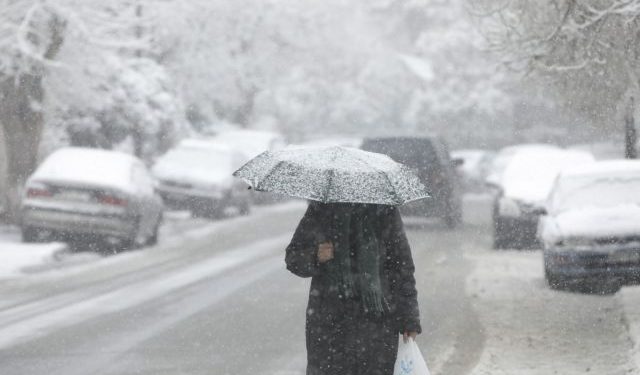 Snowfall in the mountainous suburb of Chortiatis in Thessaloniki, Greece on February 5, 2020. / Χιονόπτωση στον Χορτιάτη Θεσσαλονίκης, Ελλάδα, 3 Ιανουαρίου 2019.