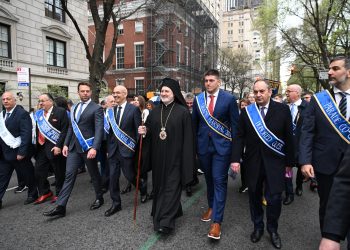 on Friday April 12, 2024 in New York.  (AP Photo/Brittainy Newman)