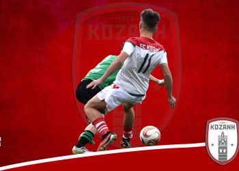 Red painted metal background